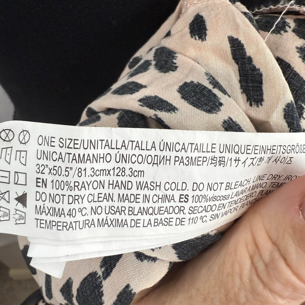 Forever 21 Leopard Cheetah Print Open Front Kimon… - image 7